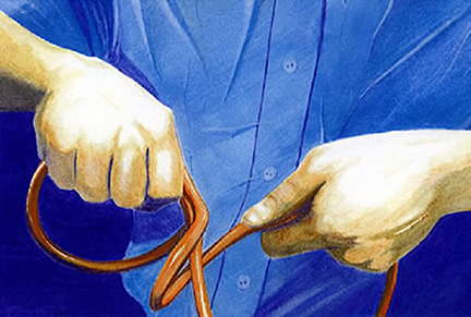 The Knot (Watercolor on Board)