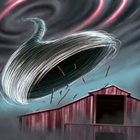 On the Dryline (Editorial Illustration, Corel Painter)