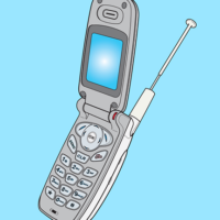 Flip Phone (Catalogue Illustration, Adobe Illustrator)