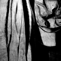 Shirt & Hat (Charcoal on Paper)